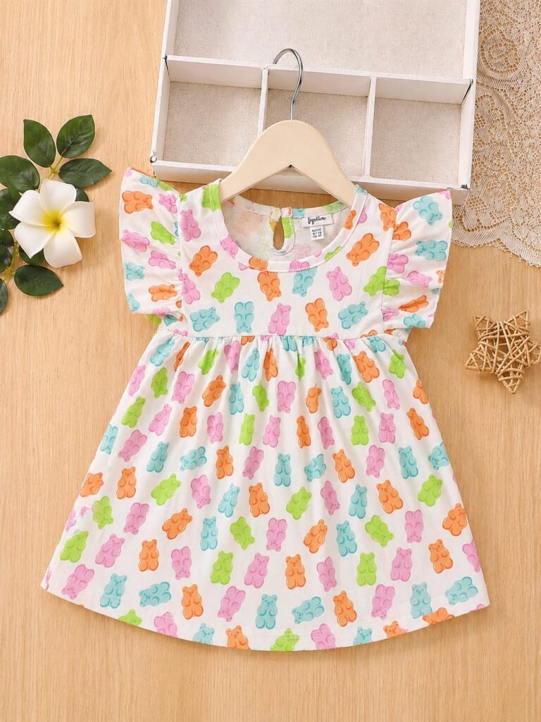 Baby Girls Teddy Bear Dress