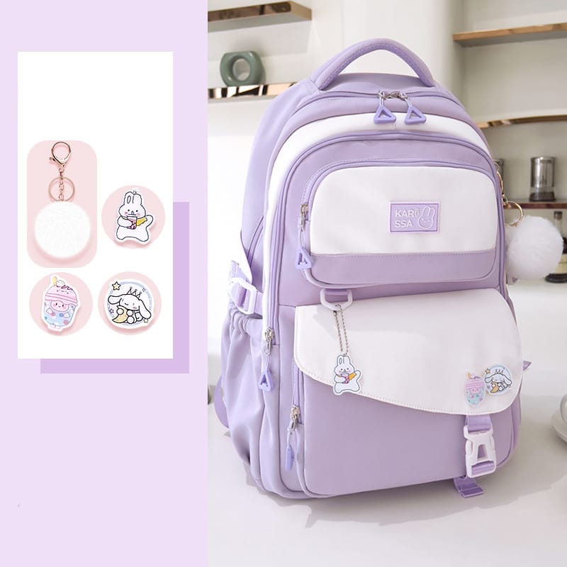 Kids School Backpack Purple